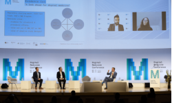 Panel “A look ahead for digital medicine: 2022-2025” at The Digital Medicine Week, 2021 with Jennifer Goldsack, Smit Patel, and Isabel Van De Keere; hosted by hih in partnership with DiMe.